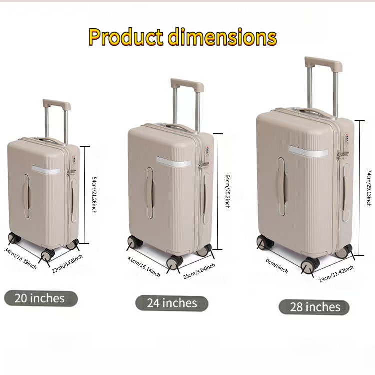 20 Inch Thick Luggage With Telescopic Pull Rod