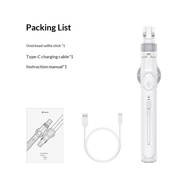 Top-down Shot Phone Selfie Stick Magnetic Phone Holder