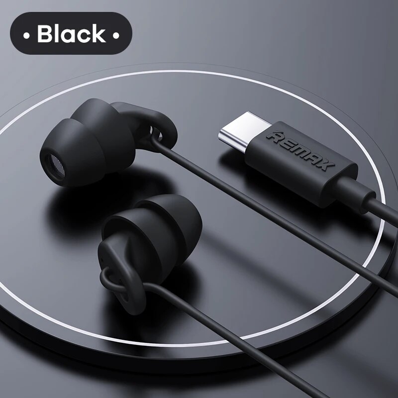 Remax Soft Sleep Earphones Wired Noise Cancelling