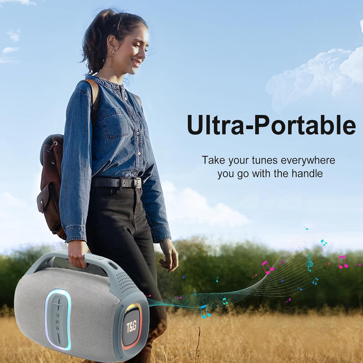 Portable Boombox Speaker