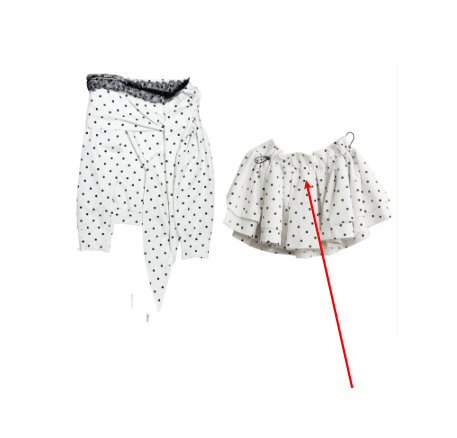 Cute Girly-style Lace-up Off-shoulder Polka-dot Hoodie
