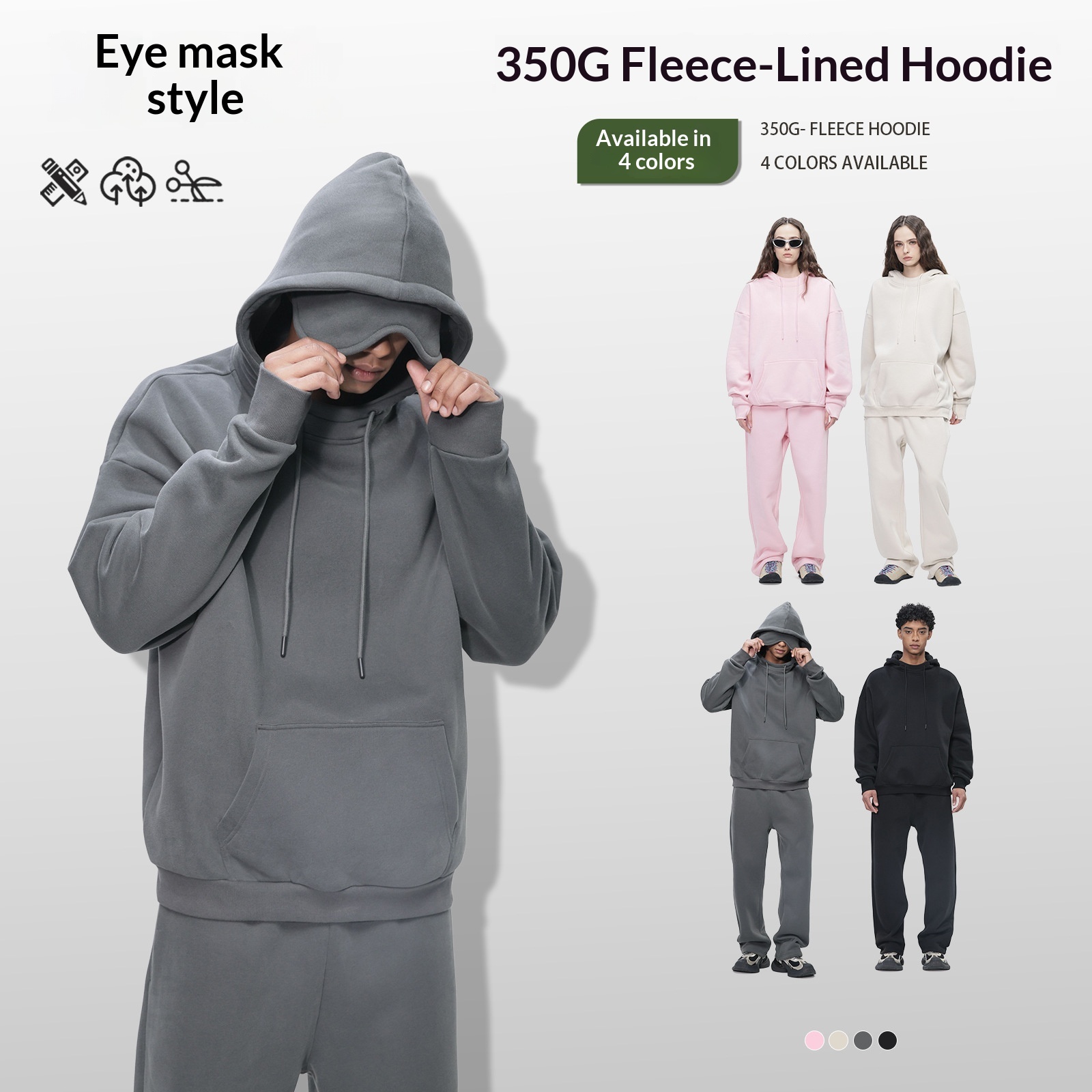 Fleece-lined Men's Hoodie