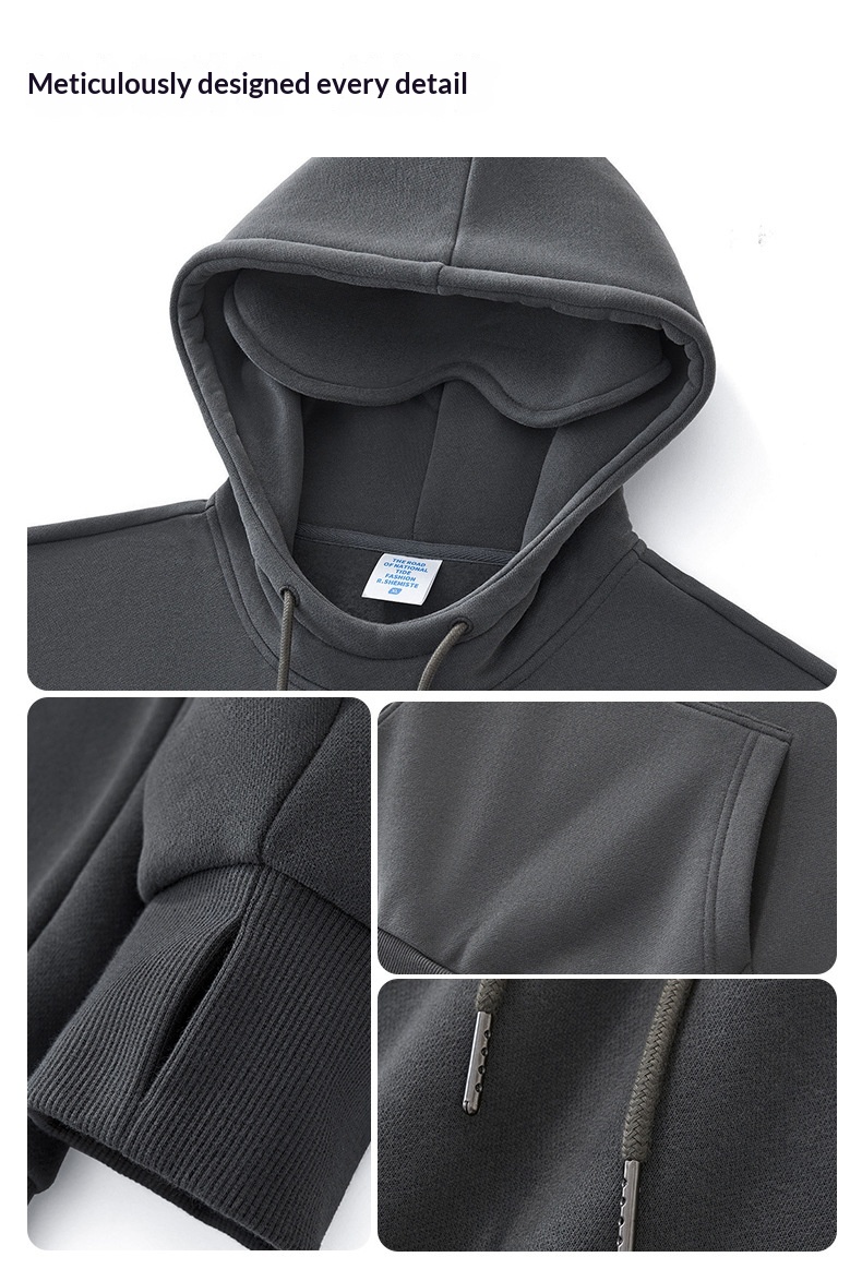 Fleece-lined Men's Hoodie