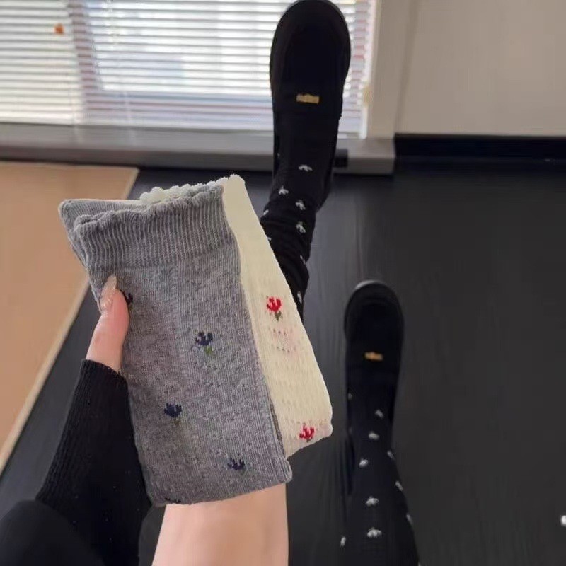 Women's Breathable Floral Socks