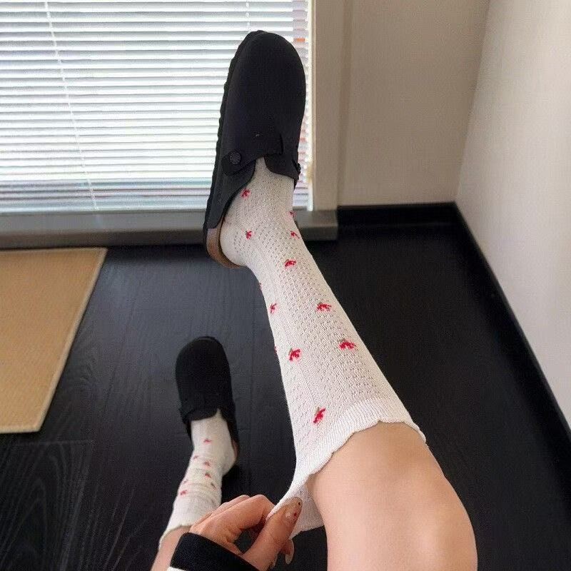 Women's Breathable Floral Socks