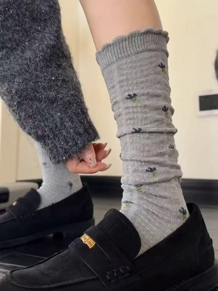 Women's Breathable Floral Socks