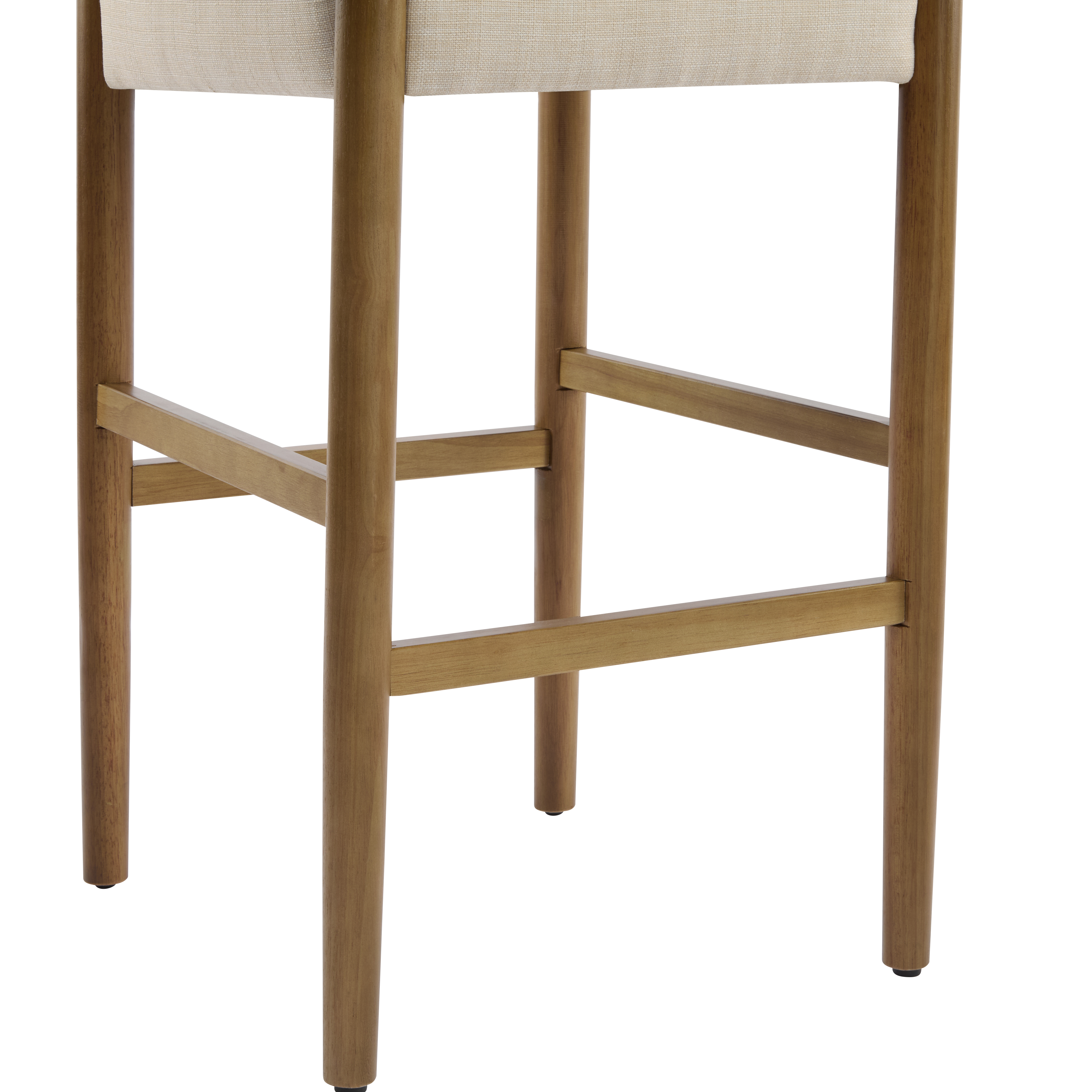 Wood Bar Stool With Cushion