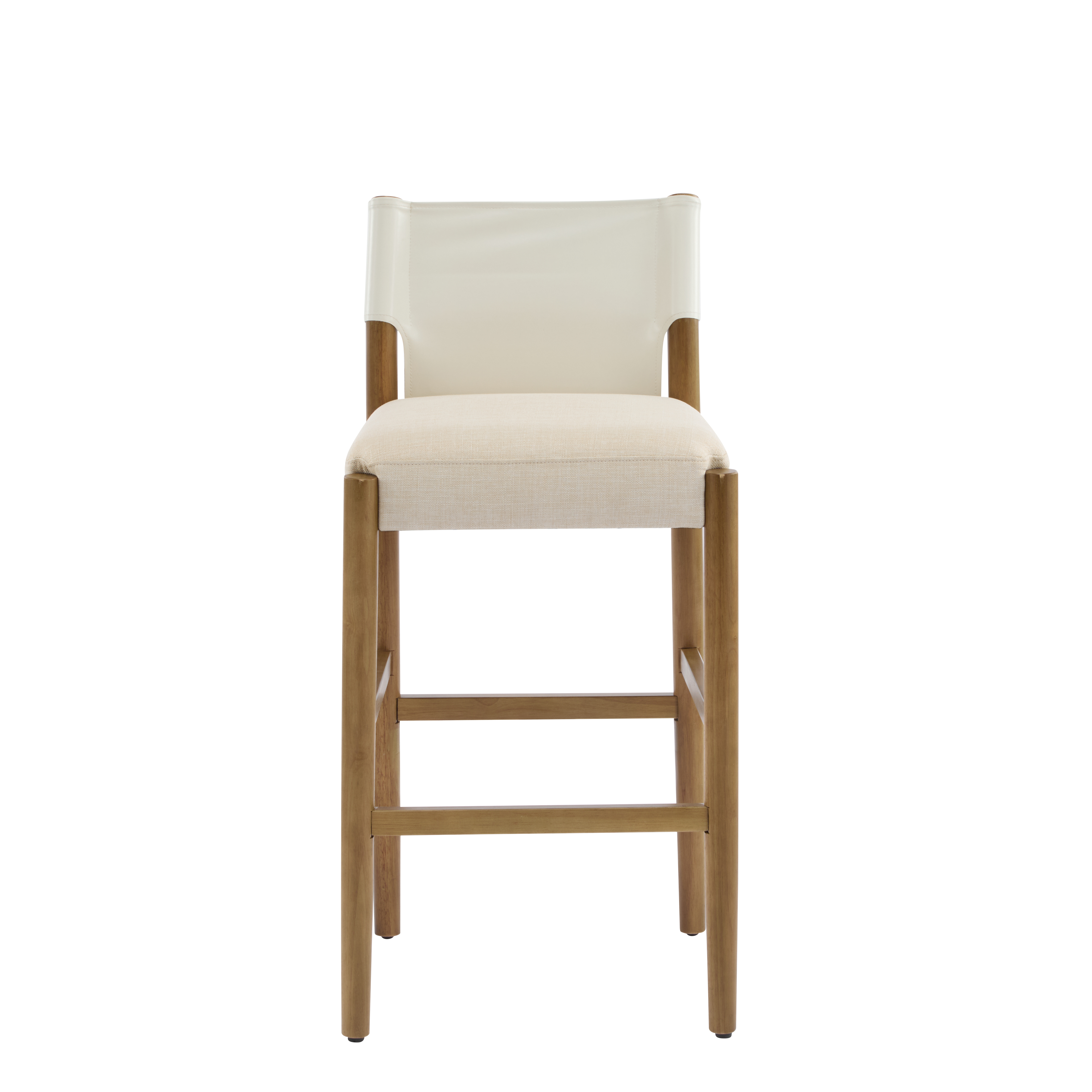 Wood Bar Stool With Cushion