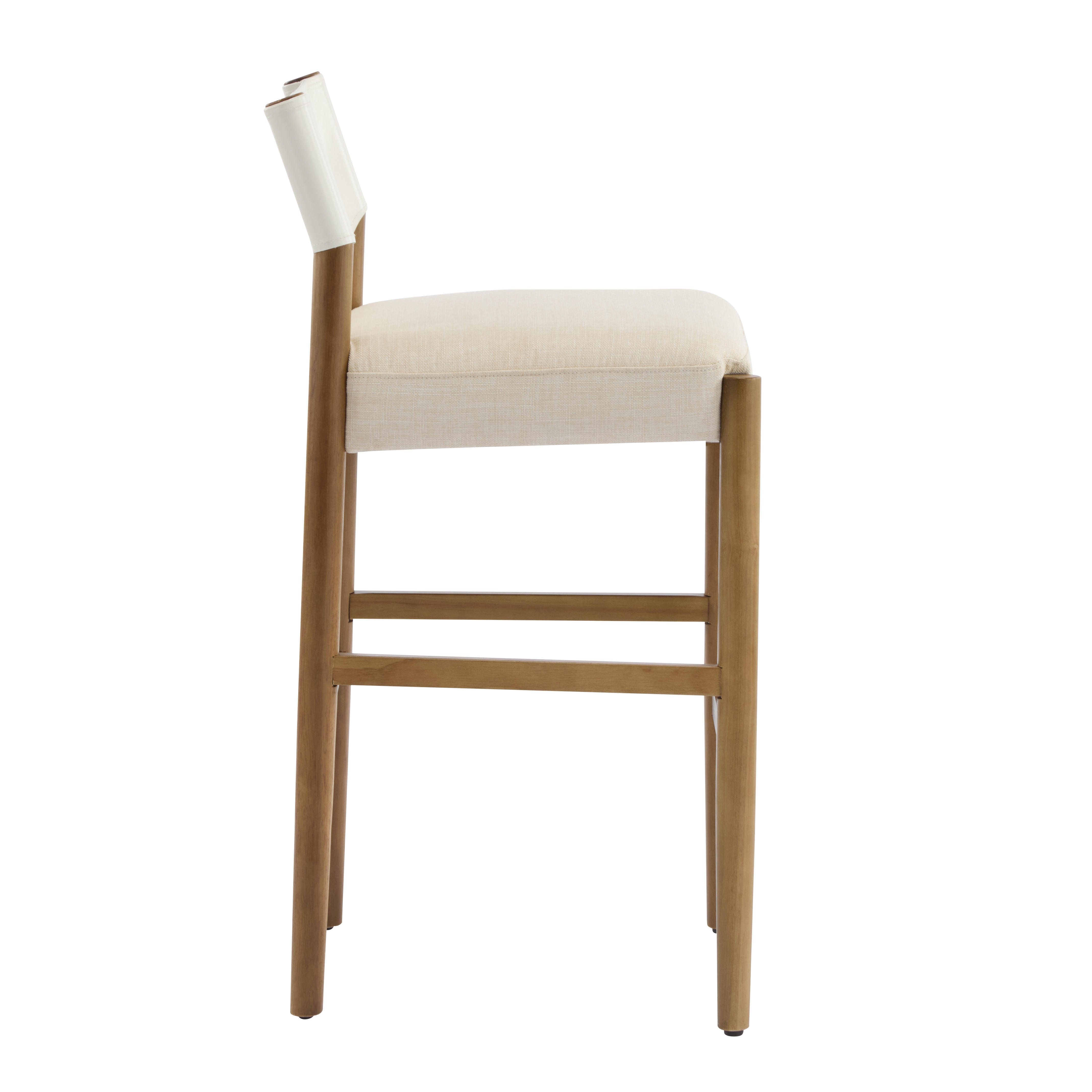 Wood Bar Stool With Cushion