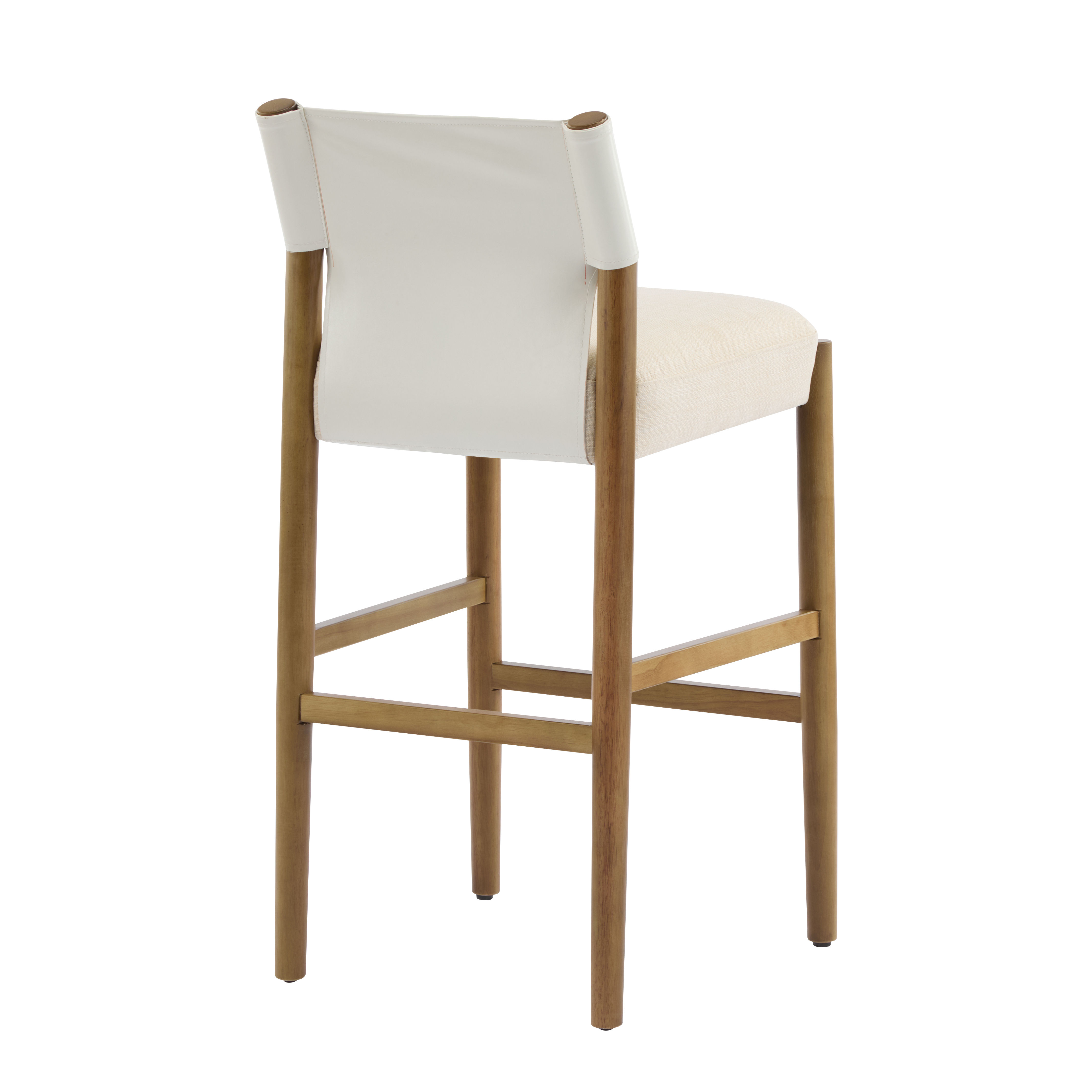 Wood Bar Stool With Cushion