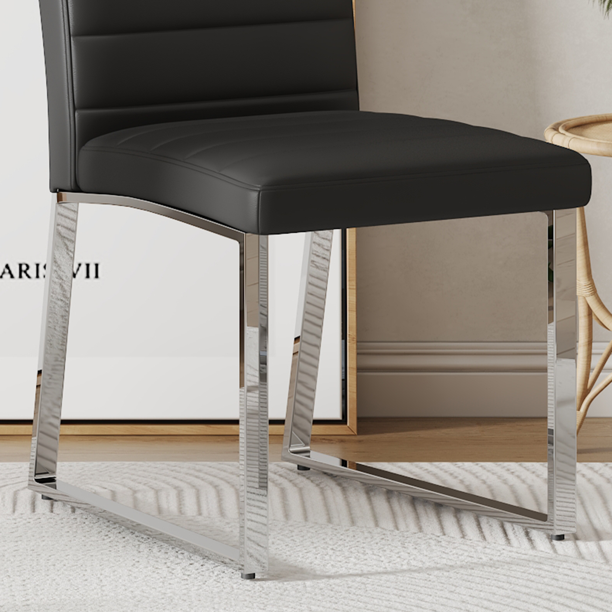 Heavy-duty Chairs Set Iron Frame