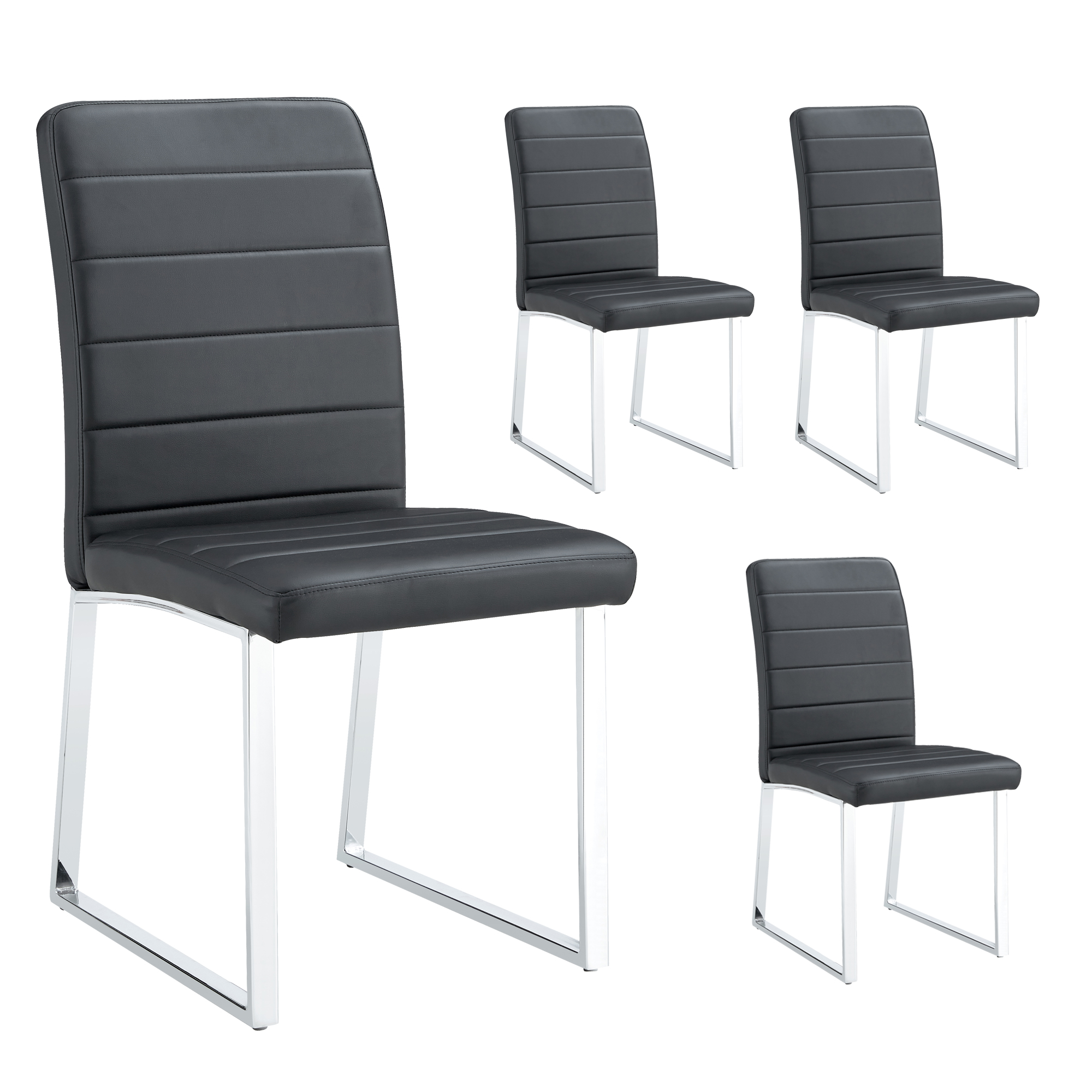 Heavy-duty Chairs Set Iron Frame