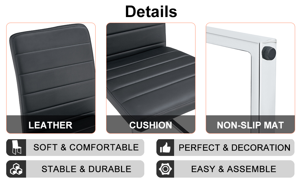 Heavy-duty Chairs Set Iron Frame