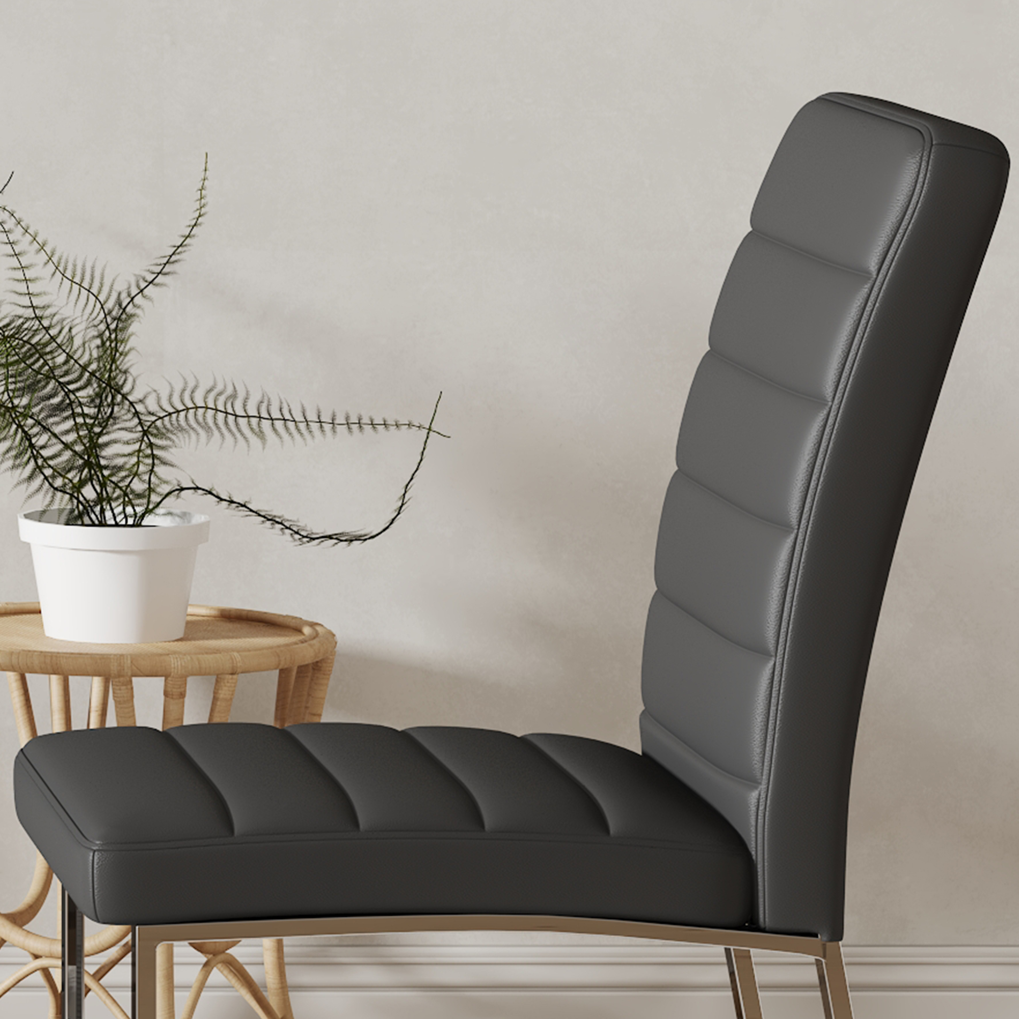 Heavy-duty Chairs Set Iron Frame