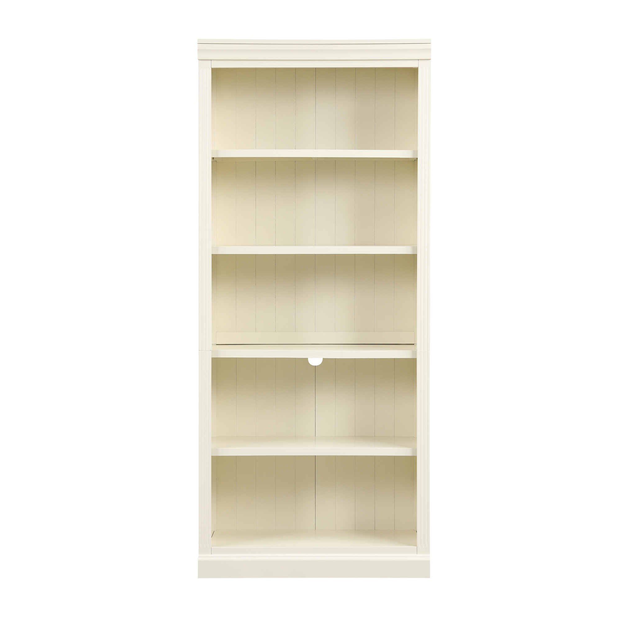 Wood Bookcase 5-Tier Decor Adjustable