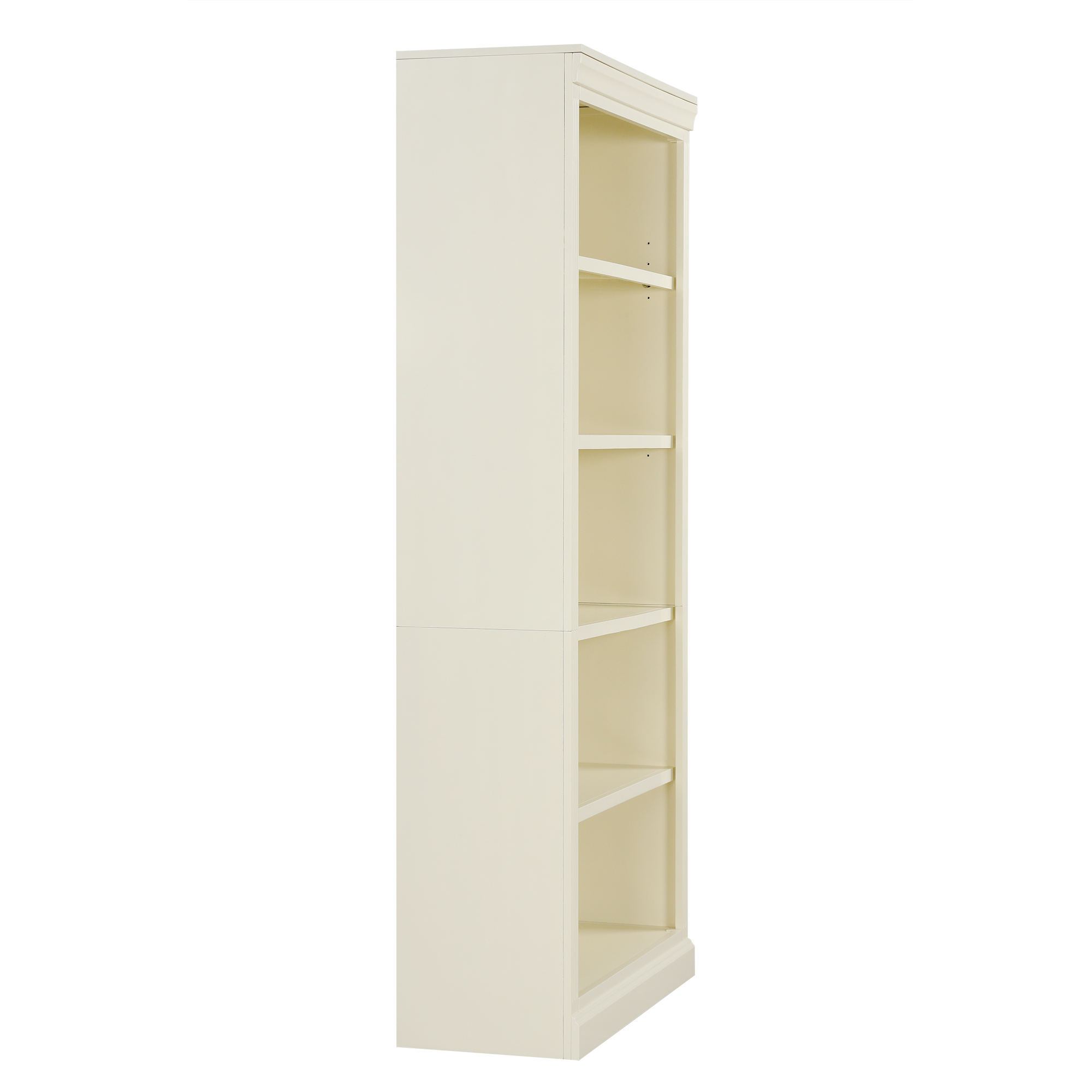 Wood Bookcase 5-Tier Decor Adjustable