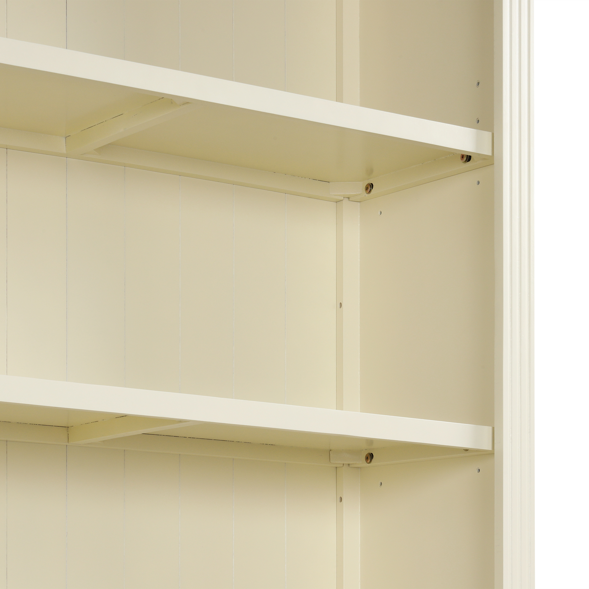 Wood Bookcase 5-Tier Decor Adjustable