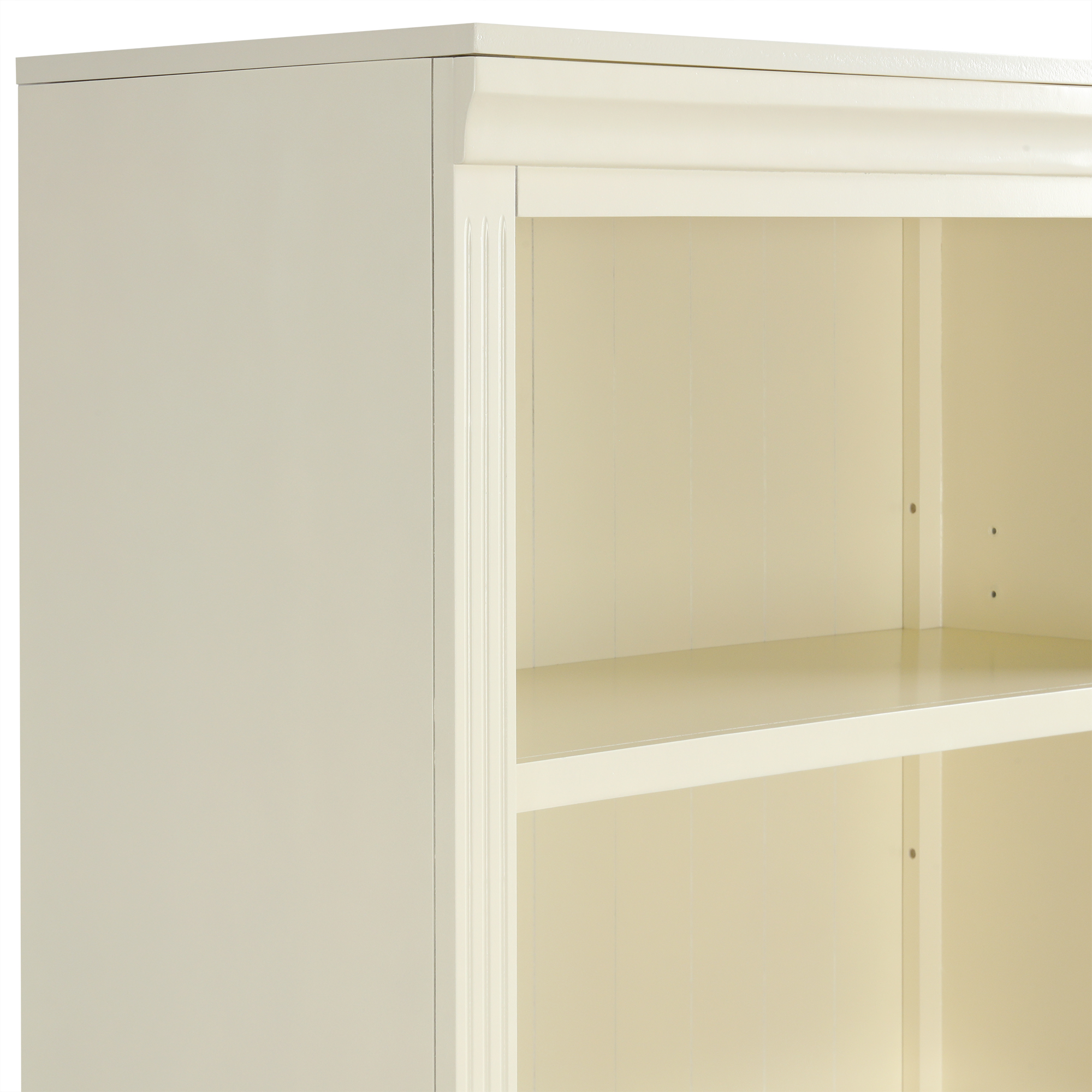 Wood Bookcase 5-Tier Decor Adjustable