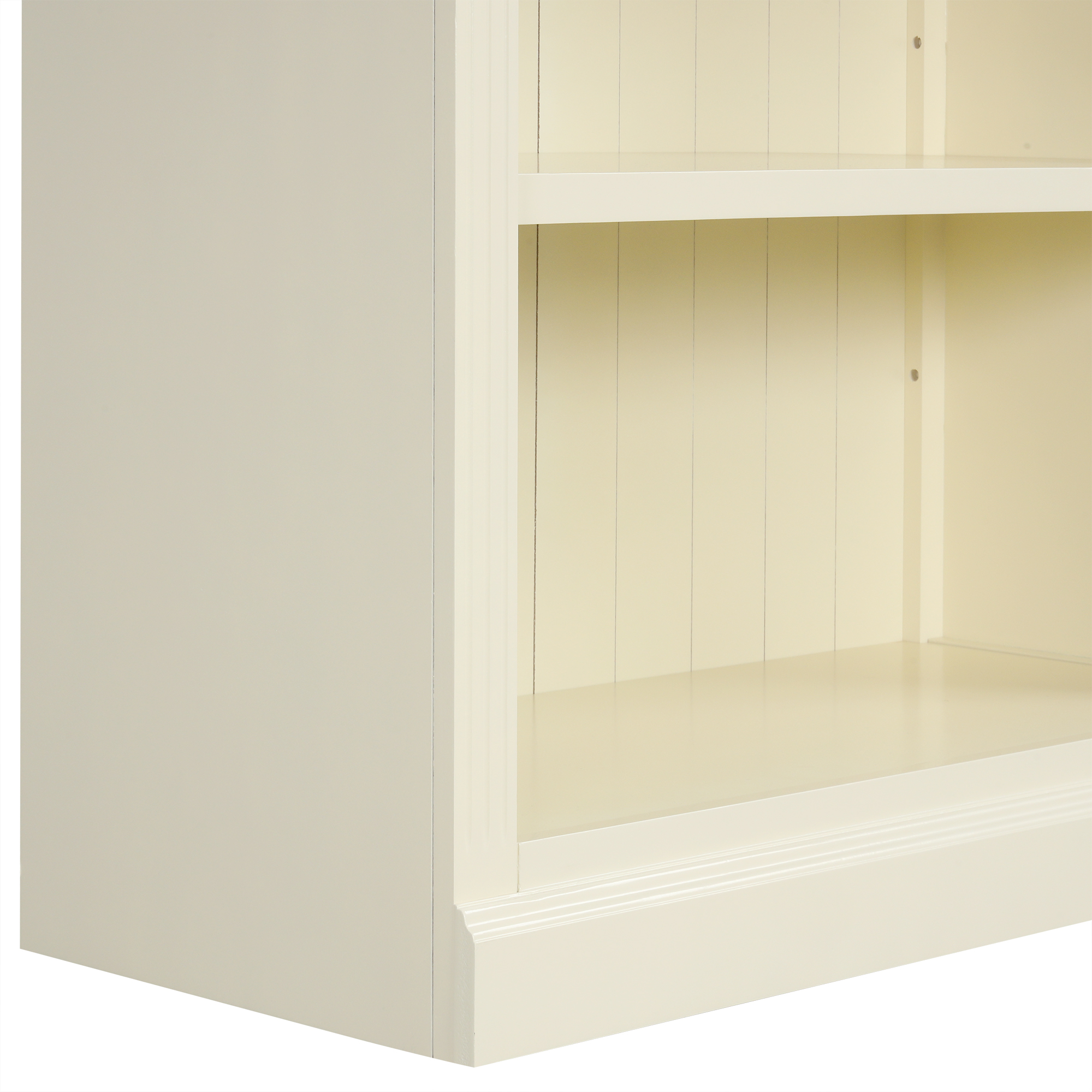 Wood Bookcase 5-Tier Decor Adjustable