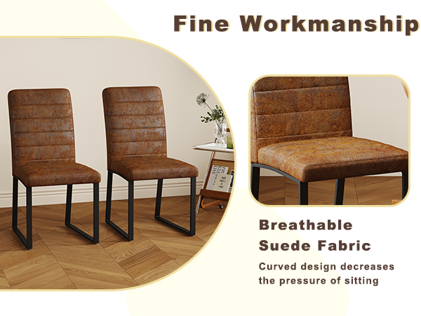 Heavy-duty Chairs Set Iron Frame