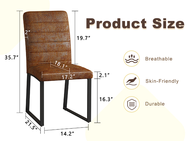 Heavy-duty Chairs Set Iron Frame