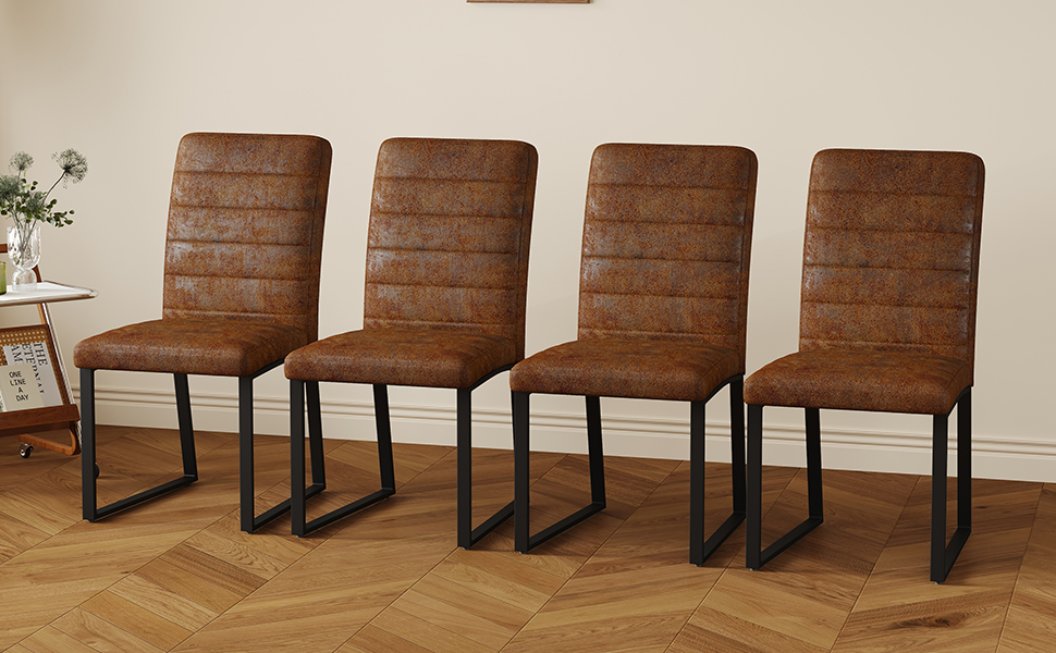 Heavy-duty Chairs Set Iron Frame