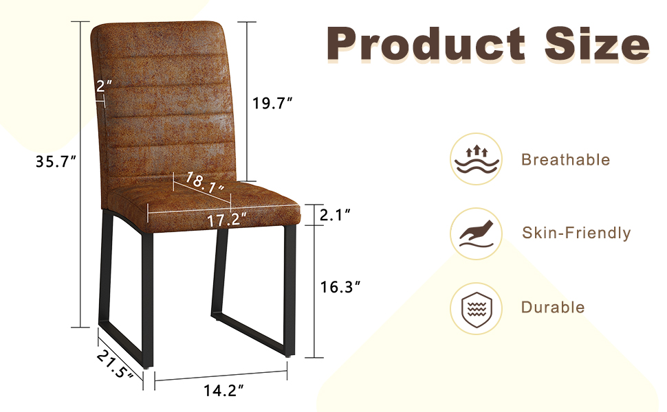 Heavy-duty Chairs Set Iron Frame