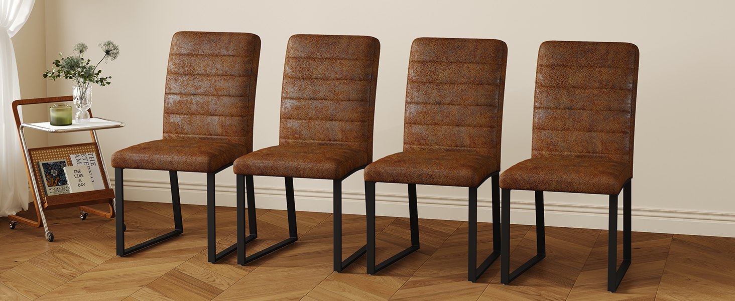 Heavy-duty Chairs Set Iron Frame
