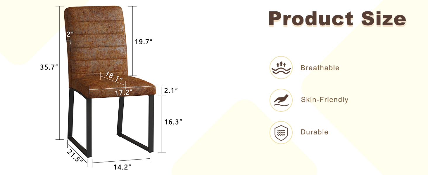 Heavy-duty Chairs Set Iron Frame