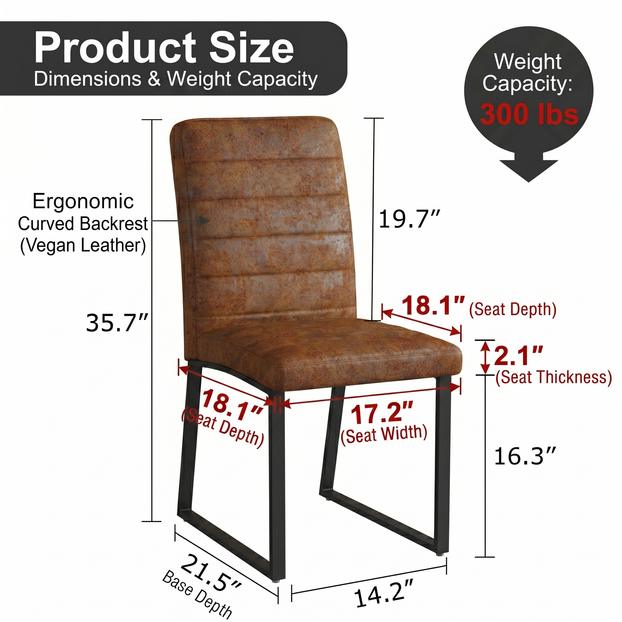 Heavy-duty Chairs Set Iron Frame