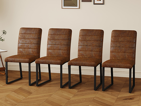 Heavy-duty Chairs Set Iron Frame