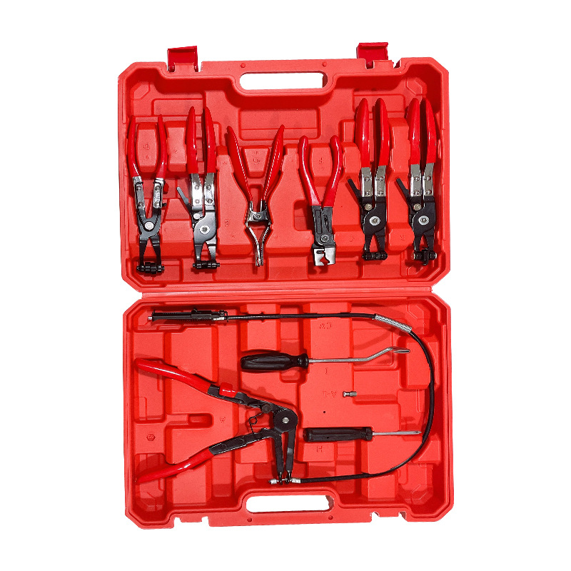Car Water Pipe Clamp Pliers Red