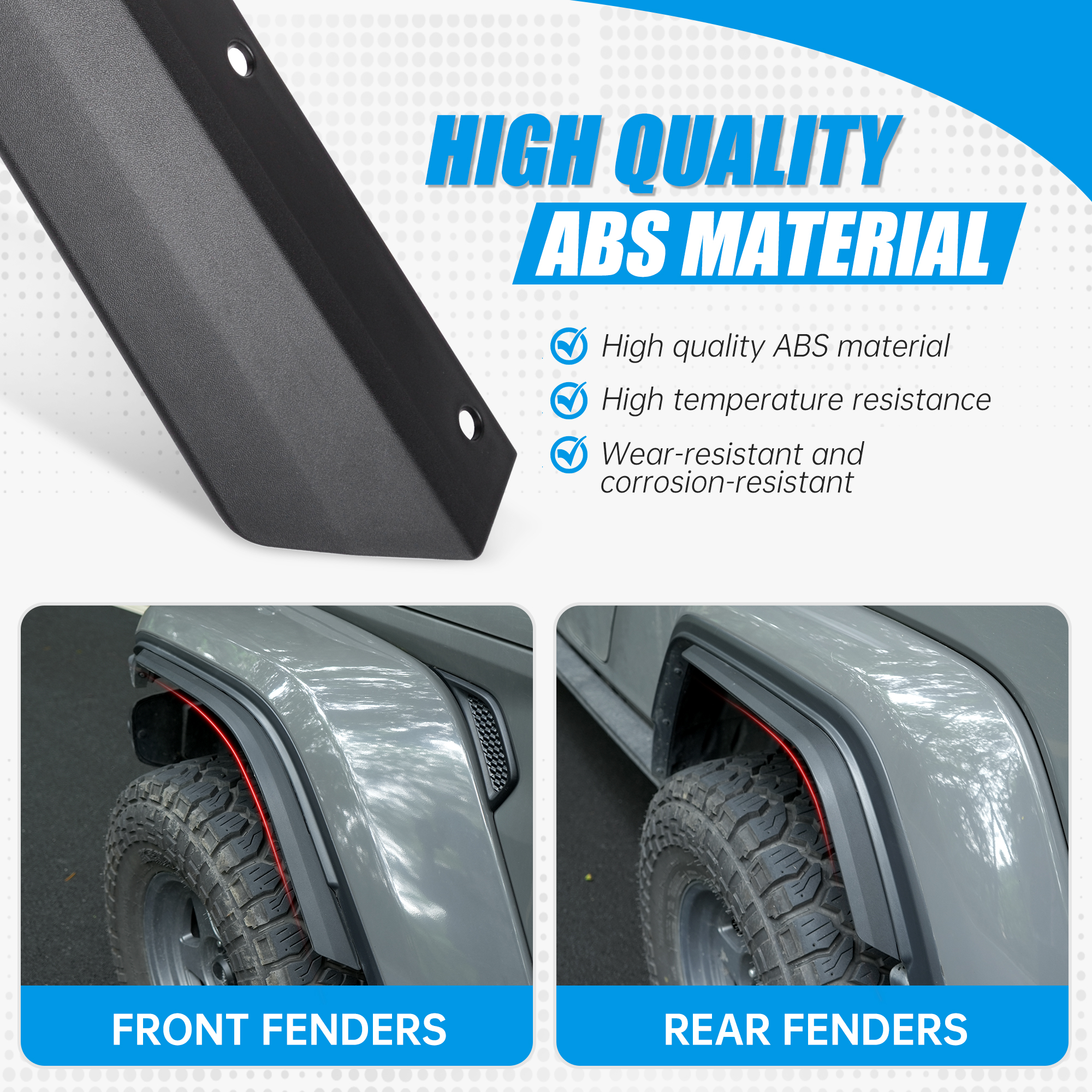 Wrangler Gladiator Fenders