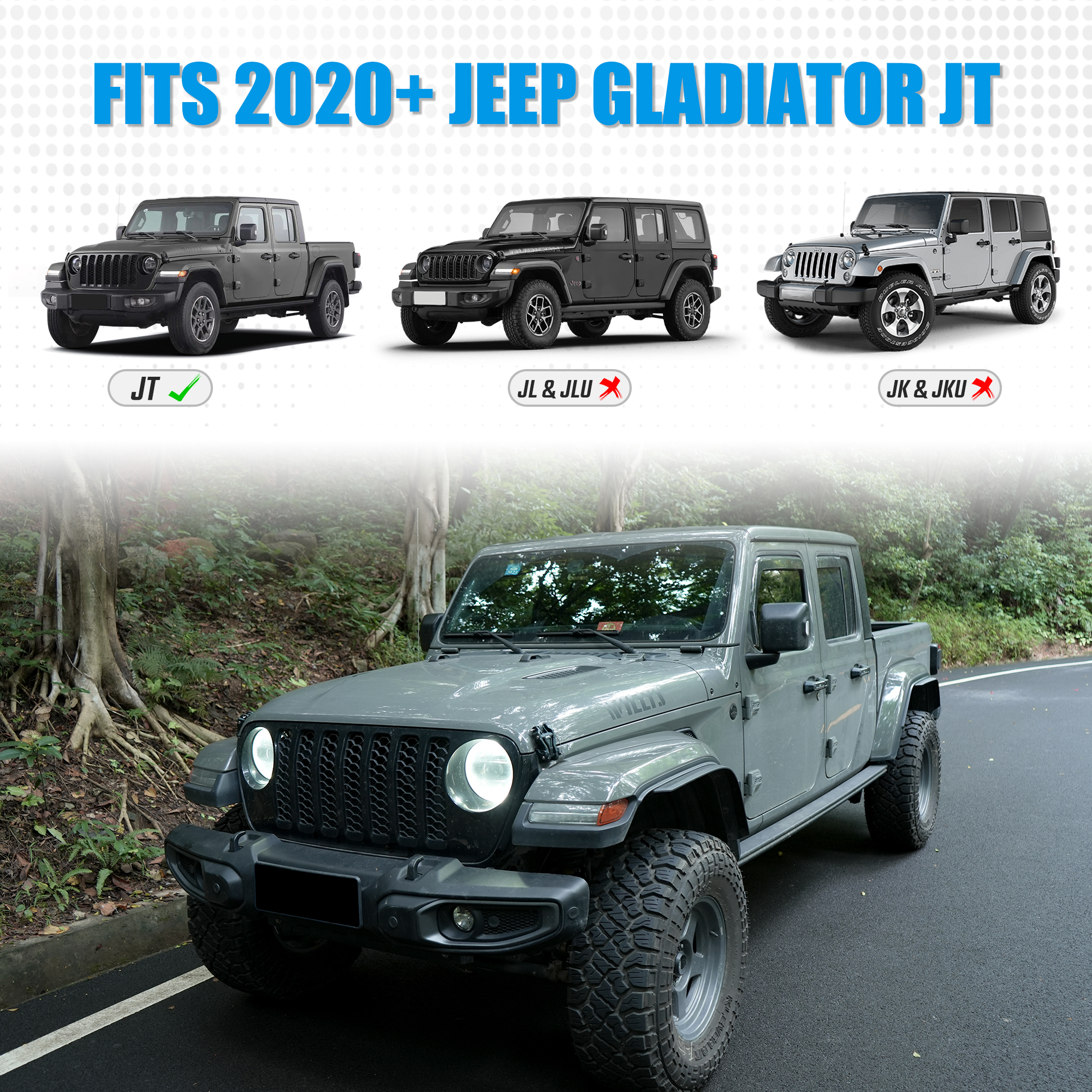 Wrangler Gladiator Fenders