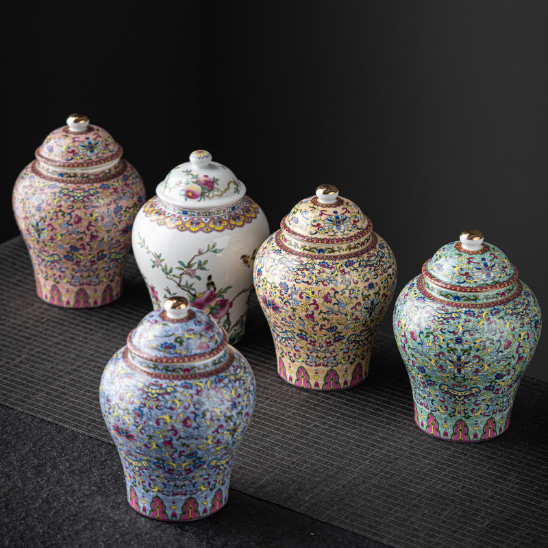Ceramic Tea Caddy