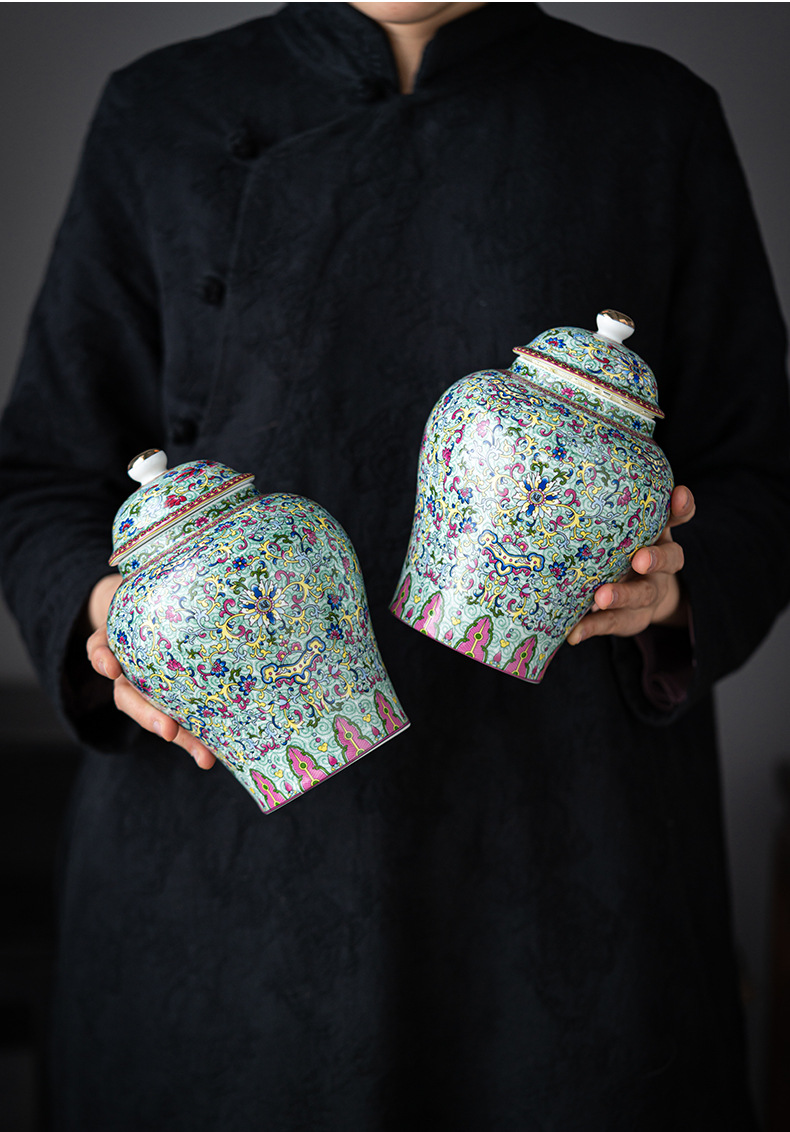 Ceramic Tea Caddy