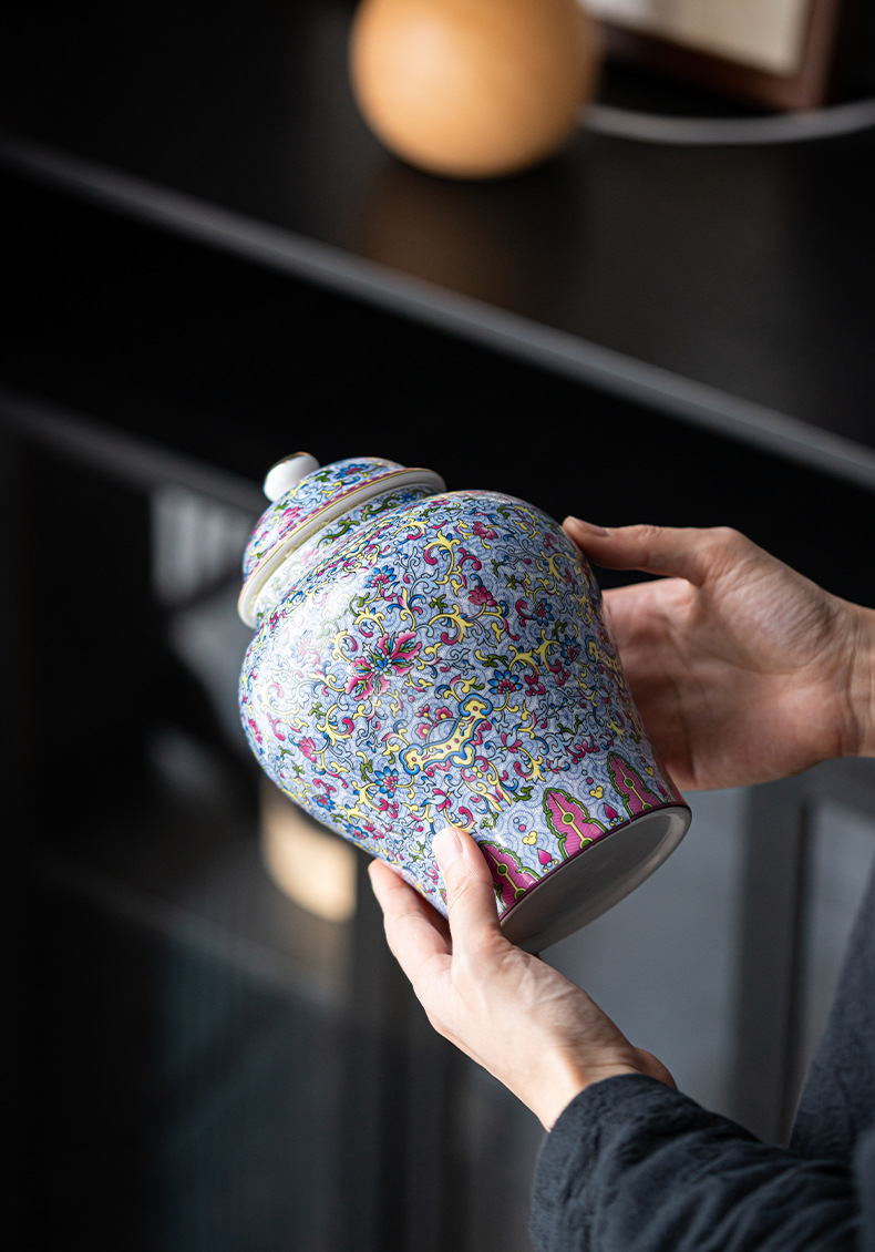Ceramic Tea Caddy