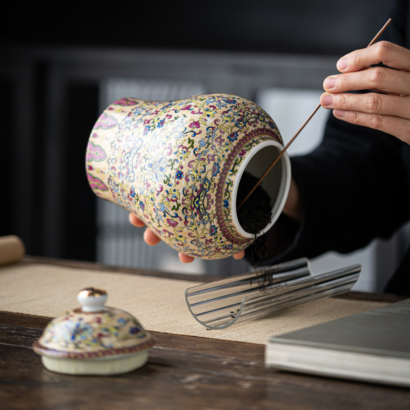 Ceramic Tea Caddy