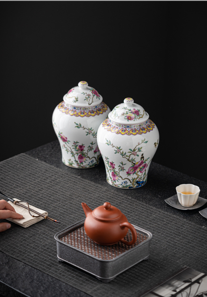 Ceramic Tea Caddy