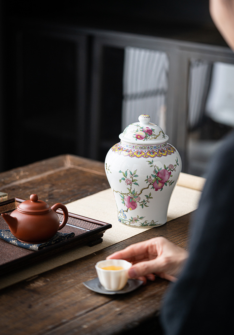 Ceramic Tea Caddy