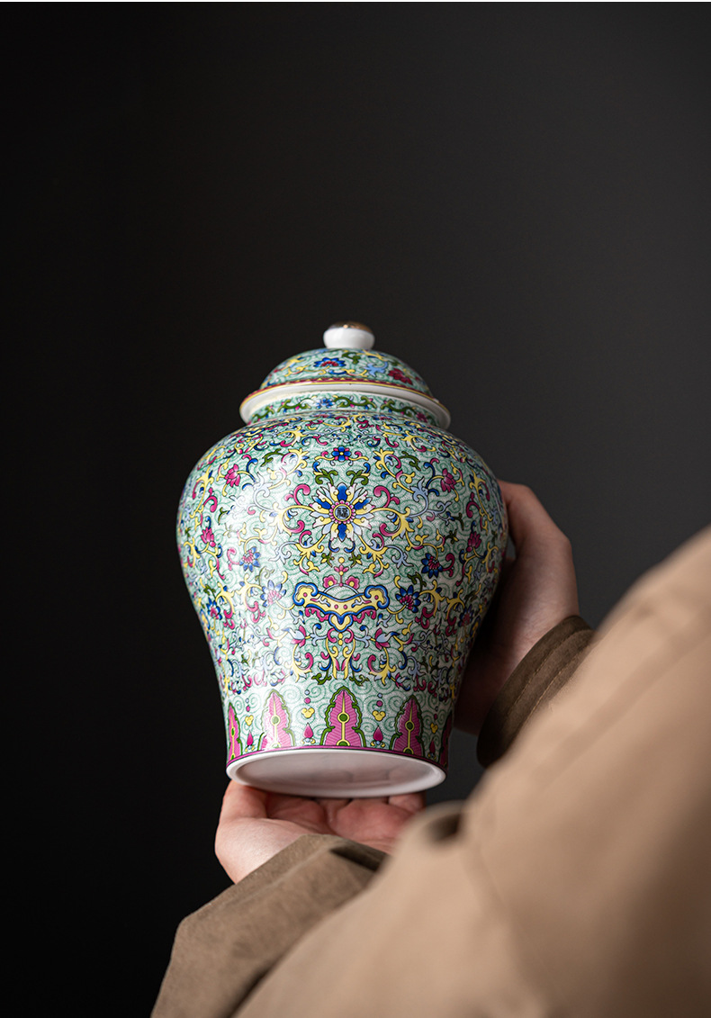 Ceramic Tea Caddy