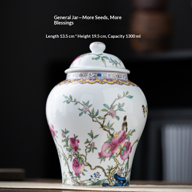 Ceramic Tea Caddy