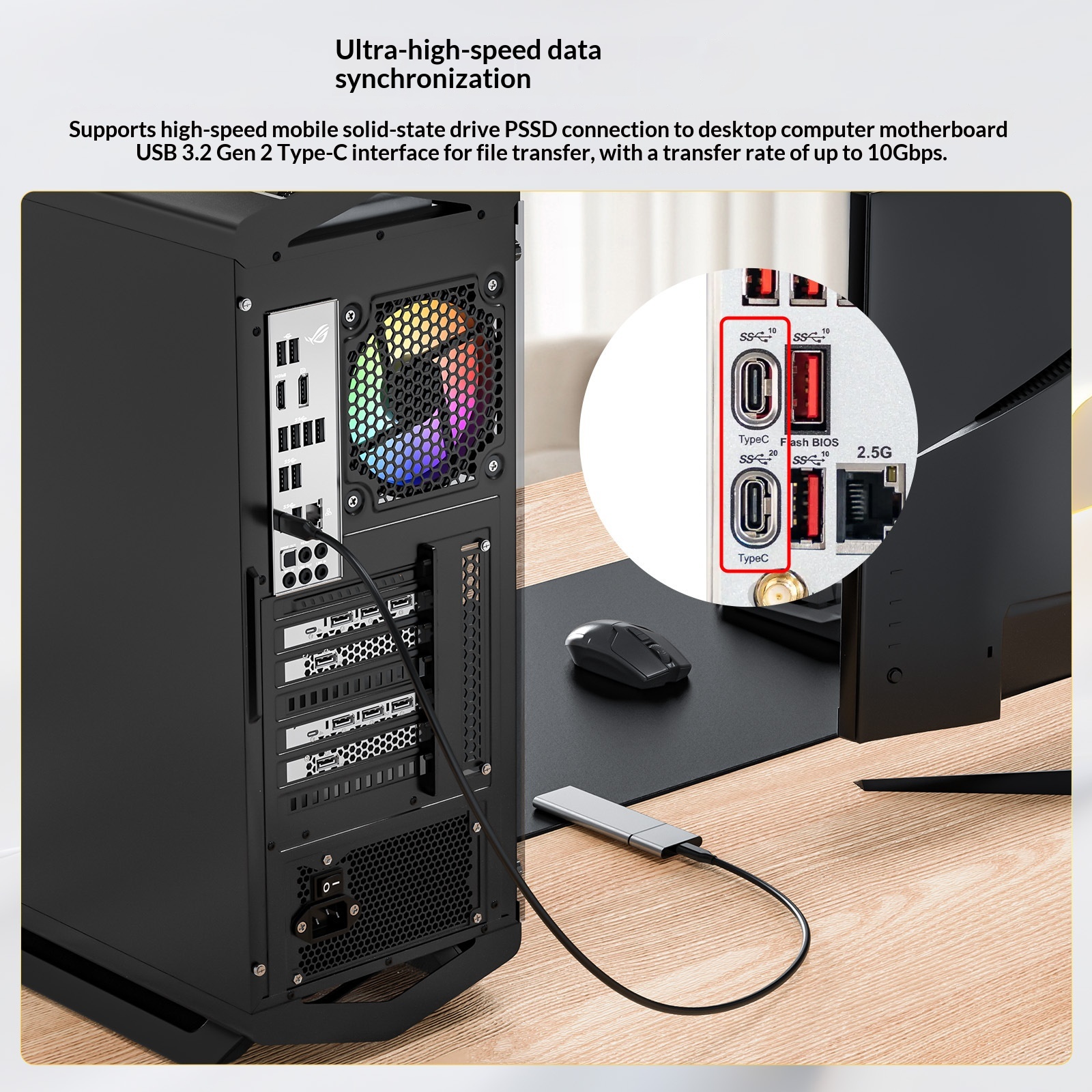 M2 SSD Dual-head Data Cable