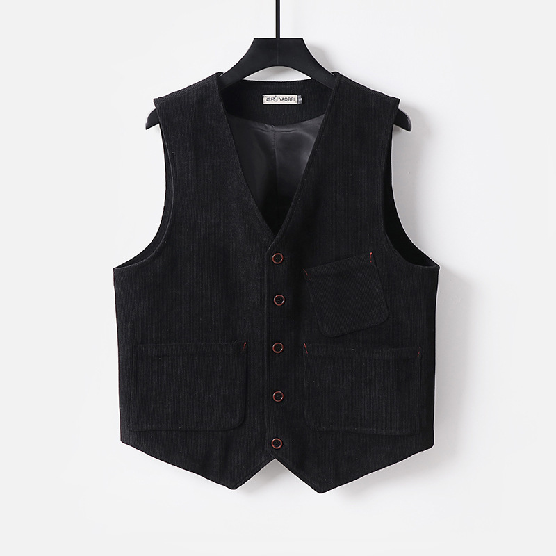 Men's Preppy Waistcoat