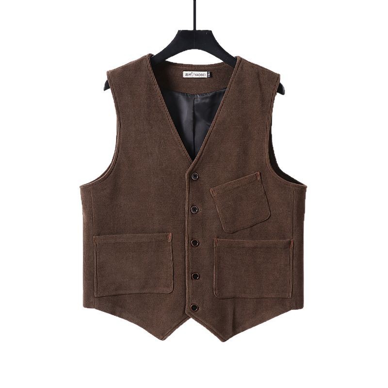 Men's Preppy Waistcoat